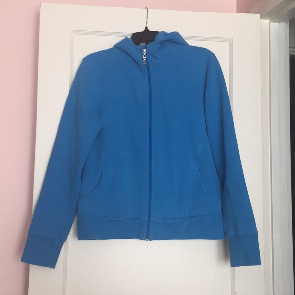 Zella zip up hooded sweatshirt.